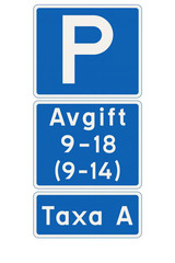 Hur ska jag läsa skylten?