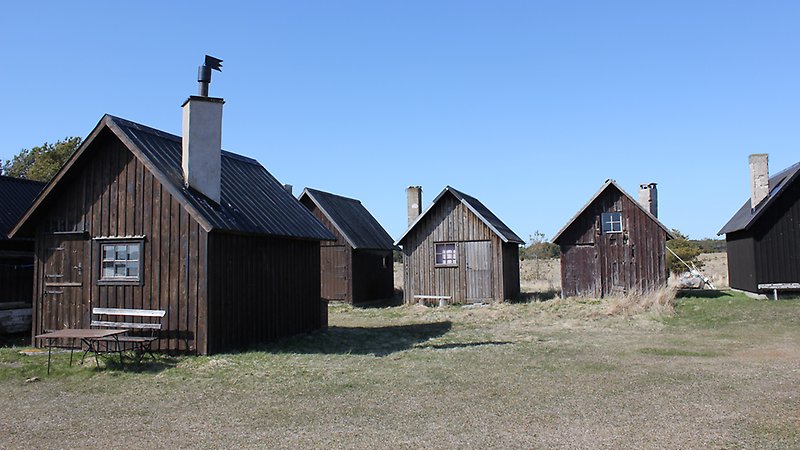 Trådstrand fiskebodar i När